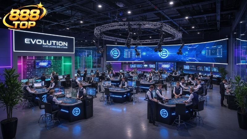 Evolution Gaming 888TOP: Sảnh Casino Trực Tuyến Đẳng Cấp 1 Evolution Gaming 888TOP - Biểu tượng của sự chuyên nghiệp và đẳng cấp